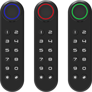 F020 Fingerprint and Keypad Multi-Access Cabinet Lock Breathing light has three colors
