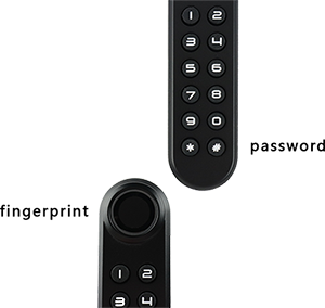 F020 Fingerprint and Keypad Multi-Access Cabinet Lock High quality design