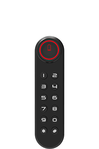 F020 Fingerprint and Keypad Multi-Access Cabinet Lock Low battery reminder
