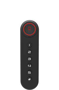 F021 Fingerprint and Keypad Multi-Access Cabinet Lock Low battery indicator