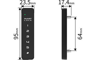 F025 6-Key Touch Digital Cabinet Lock