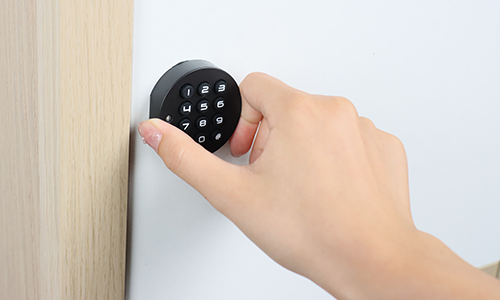 F029 Push-Button Digital Cabinet Lock Support as handle
