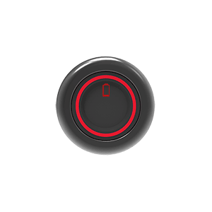 F033 Handle Fingerprint Cabinet Lock Low battery reminder