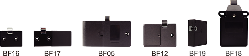 F050 Flush-Mount Fingerprint Cabinet Lock Different model lock bodies