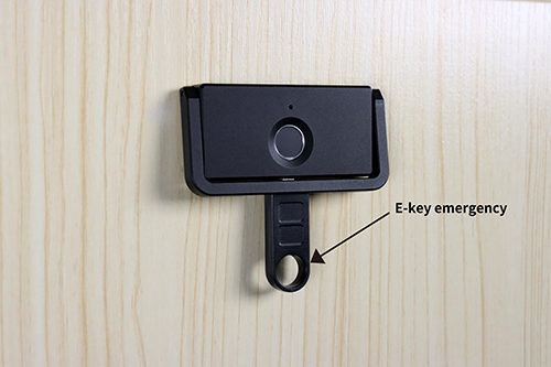 F051 Handle Fingerprint Cabinet Lock Emergency unlock by E-key