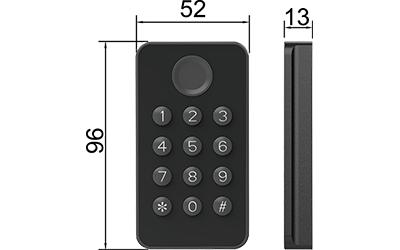 F058A Fingerprint and Keypad Multi-Access Cabinet Lock