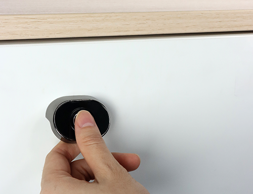 F115 Handle Fingerprint Cabinet Lock Handle design