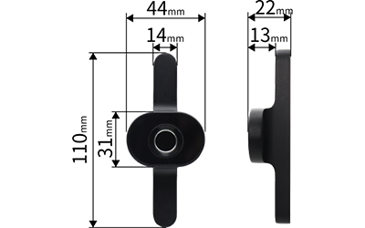 F118 Handle Fingerprint Cabinet Lock