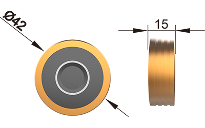 F126 Handle Fingerprint Cabinet Lock