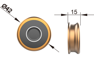 F128 Handle Fingerprint Cabinet Lock