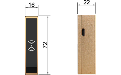 F131 Handle RFID Cabinet Lock