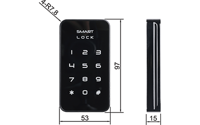 F135 Touch Keypad Digital Cabinet Lock