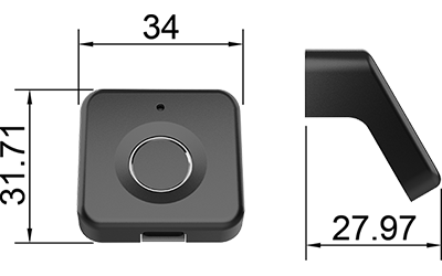 F162 Handle Fingerprint Cabinet Lock