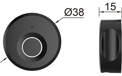 F169 Handle Fingerprint Cabinet Lock
