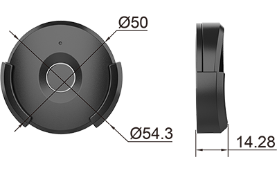 F188 Fingerprint Remote Control Cabinet Lock