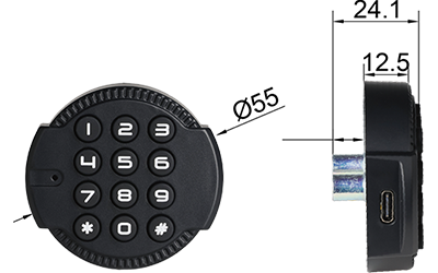 F189 Push-Button Digital Cabinet Lock