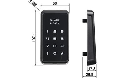 F195 Touch Keypad Digital Cabinet Lock