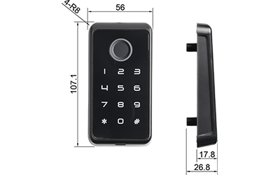 F198 Fingerprint and Keypad Multi-Access Cabinet Lock
