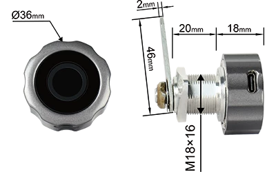 Drawer Lock (Cabinet Lock) F046