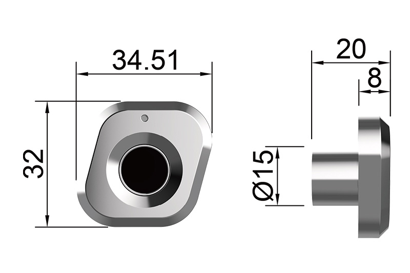 F122 Fingerprint Cabinet Lock