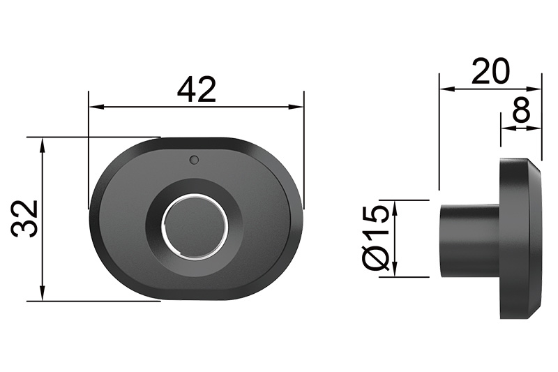 F123 Fingerprint Cabinet Lock