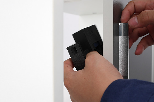 How to install the BF19 cabinet lock to the sliding door