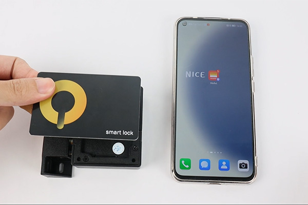 How to register the card and NFC to the cabinet lock F BF19