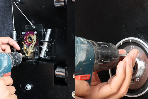 How to replace the traditional lock to safe lock S070