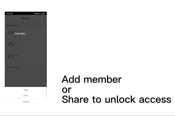 How to use the cabinet lock F113 TUYA app