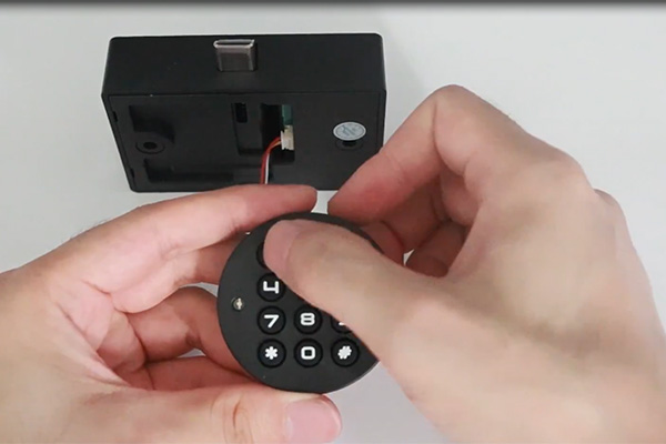 How to use the F029 password smart cabinet lock